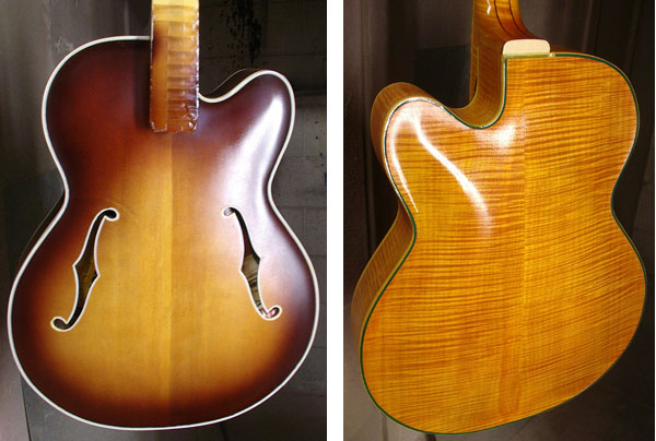 Archtop sunburst